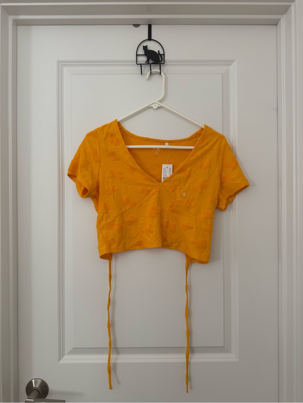 PacSun V-Neck Tie-back Crop Top